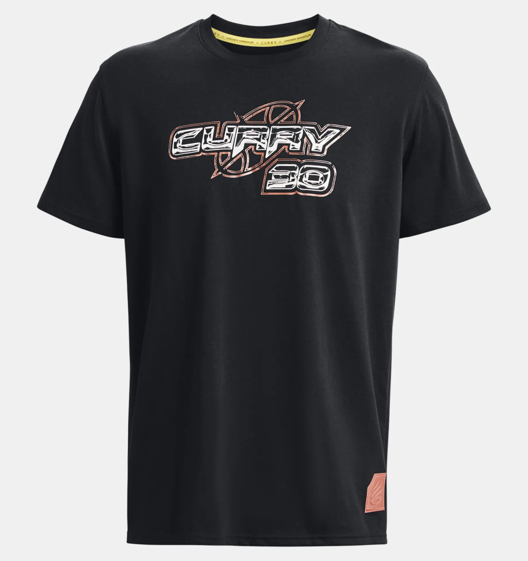 Fashion Under Armour Maglia A Maniche Corte Curry 30 Heavyweight Da Uomo Black / Red Fusion - 001