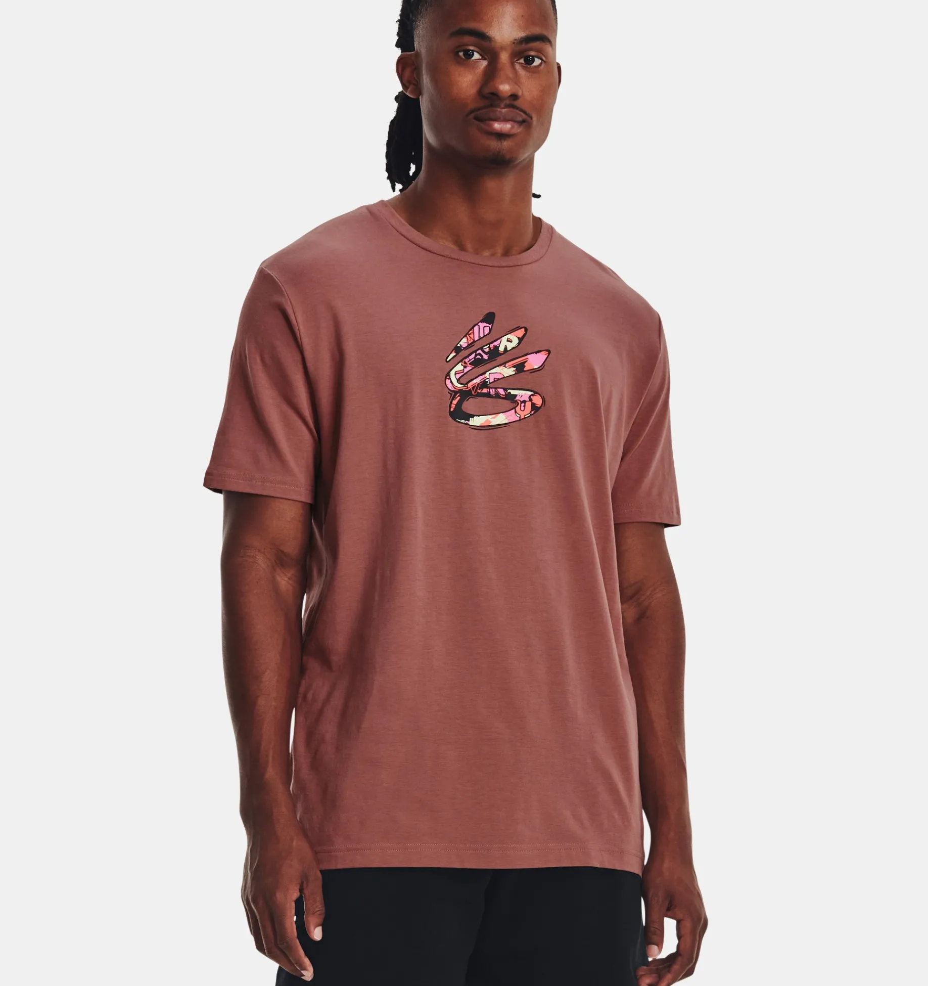 Flash Sale Under Armour Maglia A Maniche Corte Curry Comic Fill Da Uomo Red Fusion / Black - 604