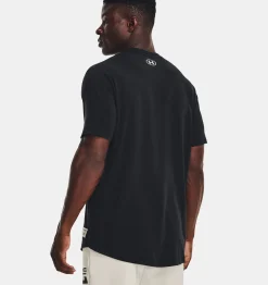 Best Under Armour Maglia A Maniche Corte Project Rock Family Da Uomo Black / Ivory - 001