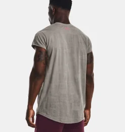 Flash Sale Under Armour Maglia A Maniche Corte Project Rock Show Your Gym Da Uomo Pewter / Blitz Red - 294