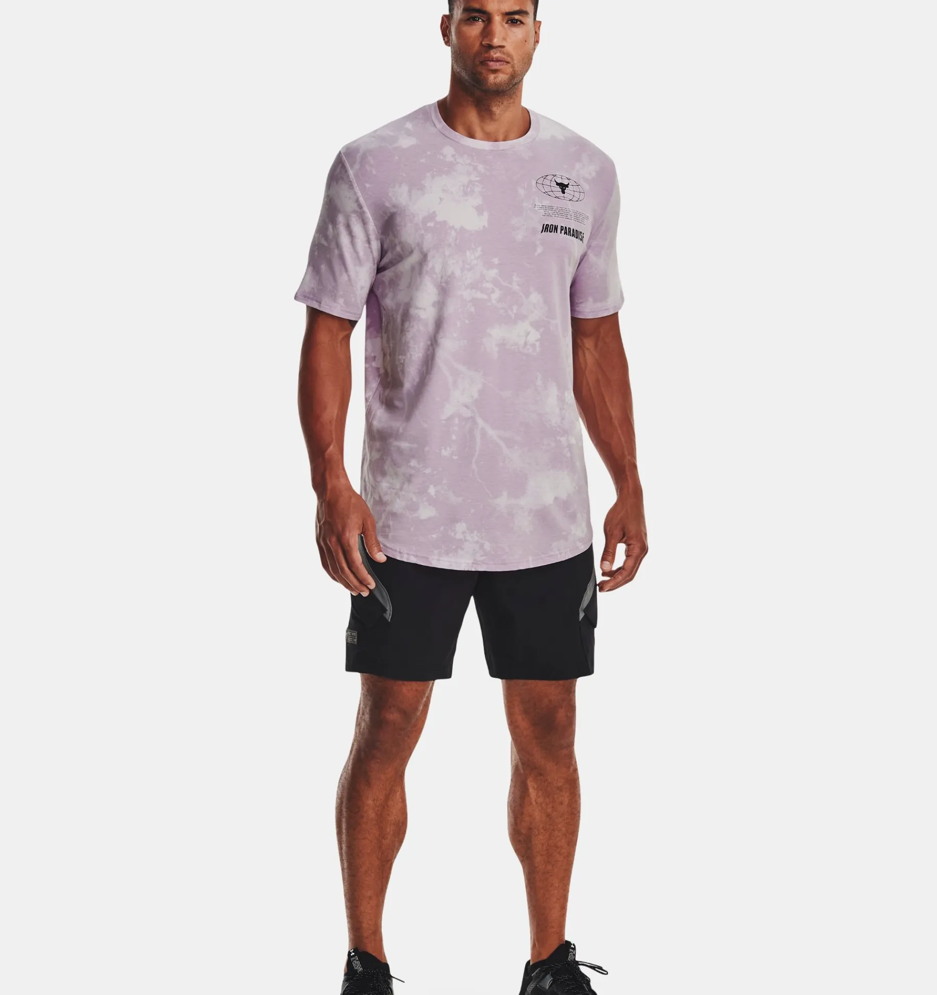 Best Under Armour Maglia A Maniche Corte Project Rock Statement Da Uomo Purple Haze / Violet Void - 554