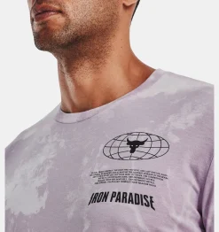 Best Under Armour Maglia A Maniche Corte Project Rock Statement Da Uomo Purple Haze / Violet Void - 554
