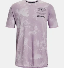 Best Under Armour Maglia A Maniche Corte Project Rock Statement Da Uomo Purple Haze / Violet Void - 554