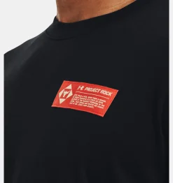 Flash Sale Under Armour Maglia A Maniche Corte Project Rock Globe Heavyweight Da Uomo Black / Ivory - 001