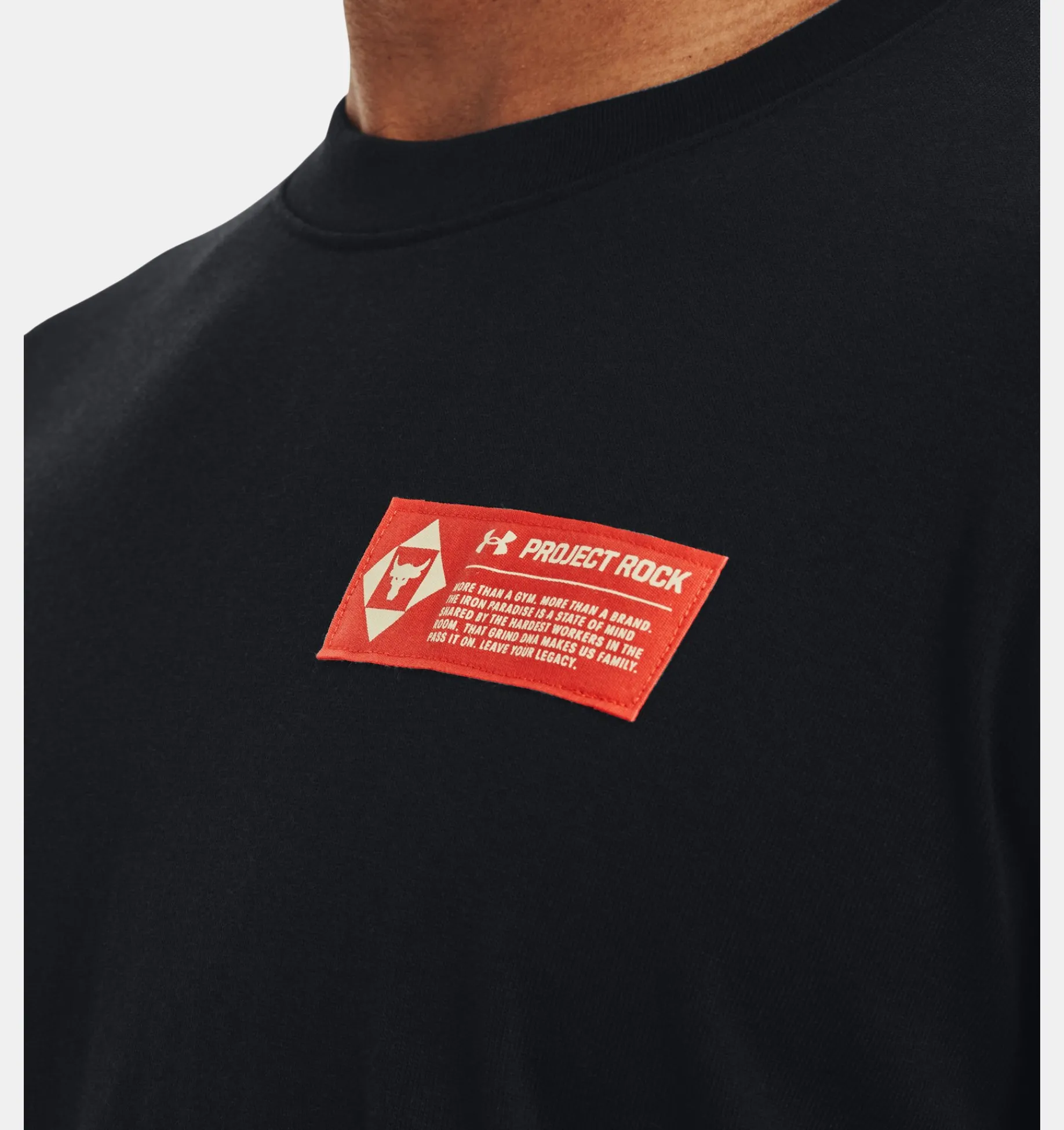 Flash Sale Under Armour Maglia A Maniche Corte Project Rock Globe Heavyweight Da Uomo Black / Ivory - 001