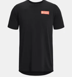 Flash Sale Under Armour Maglia A Maniche Corte Project Rock Globe Heavyweight Da Uomo Black / Ivory - 001