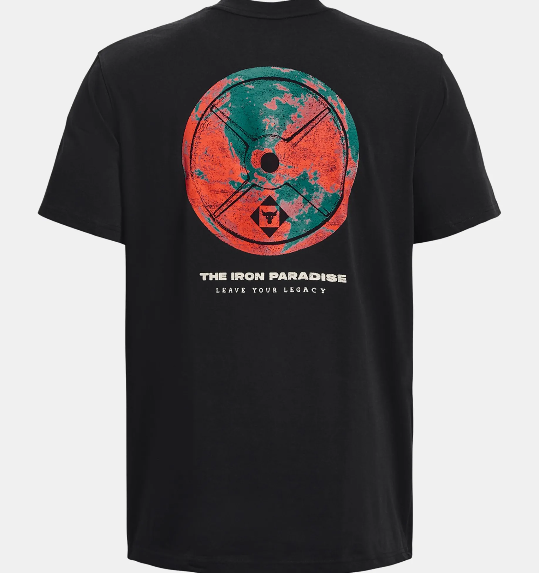 Flash Sale Under Armour Maglia A Maniche Corte Project Rock Globe Heavyweight Da Uomo Black / Ivory - 001