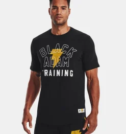 Store Under Armour Maglia A Maniche Corte Project Rock Black Adam Graphic Da Uomo Black / White - 001