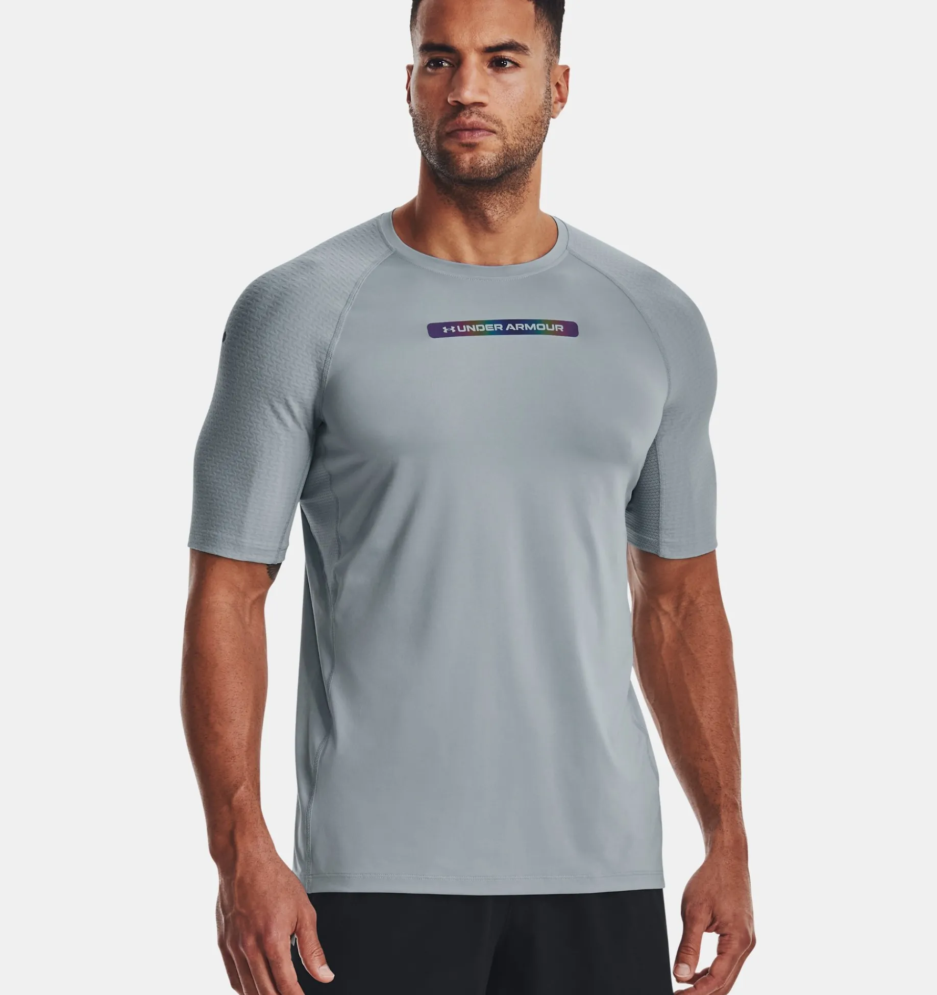 Best Under Armour Maglia A Maniche Corte Ua Rush™ Smartform Da Uomo Harbor Blue / Black - 465