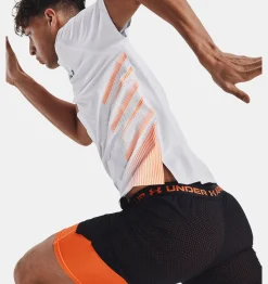 Discount Under Armour Maglia A Maniche Corte Ua Iso-Chill Laser Heat Da Uomo White / Orange Blast - 100