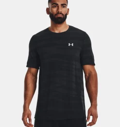 Flash Sale Under Armour Maglia A Maniche Corte Ua Seamless Wave Da Uomo Black / Mod Gray - 001