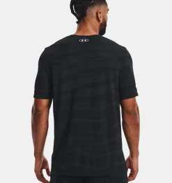 Flash Sale Under Armour Maglia A Maniche Corte Ua Seamless Wave Da Uomo Black / Mod Gray - 001