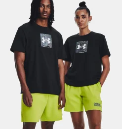 Best Sale Under Armour Maglia A Maniche Corte Ua Boxed Heavyweight Unisex Black / White - 001