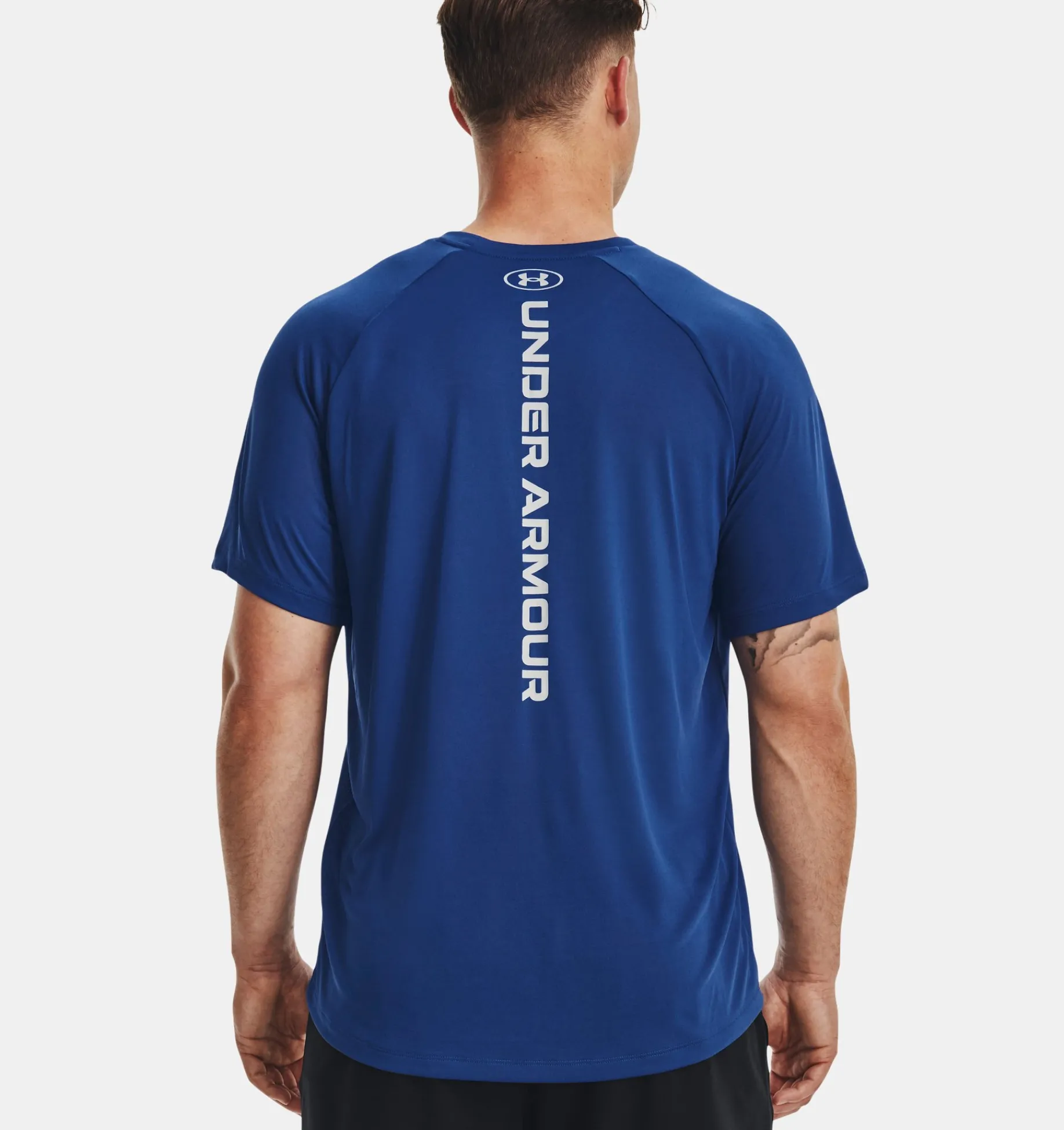 Best Under Armour Maglia A Maniche Corte Ua Tech™ Reflective Da Uomo Blue Mirage / Reflective - 471