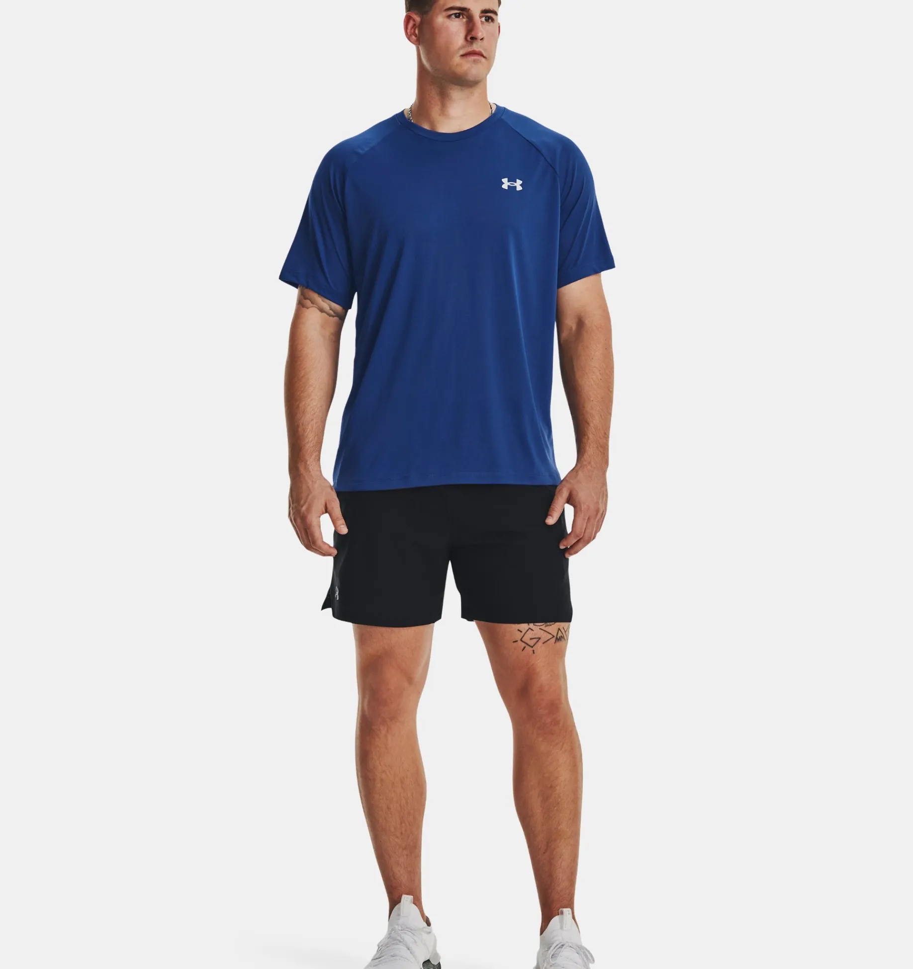 Best Under Armour Maglia A Maniche Corte Ua Tech™ Reflective Da Uomo Blue Mirage / Reflective - 471
