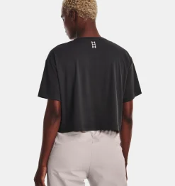 Shop Under Armour Maglia A Maniche Corte Ua Terrain Da Donna Jet Gray / Metallic Silver - 010