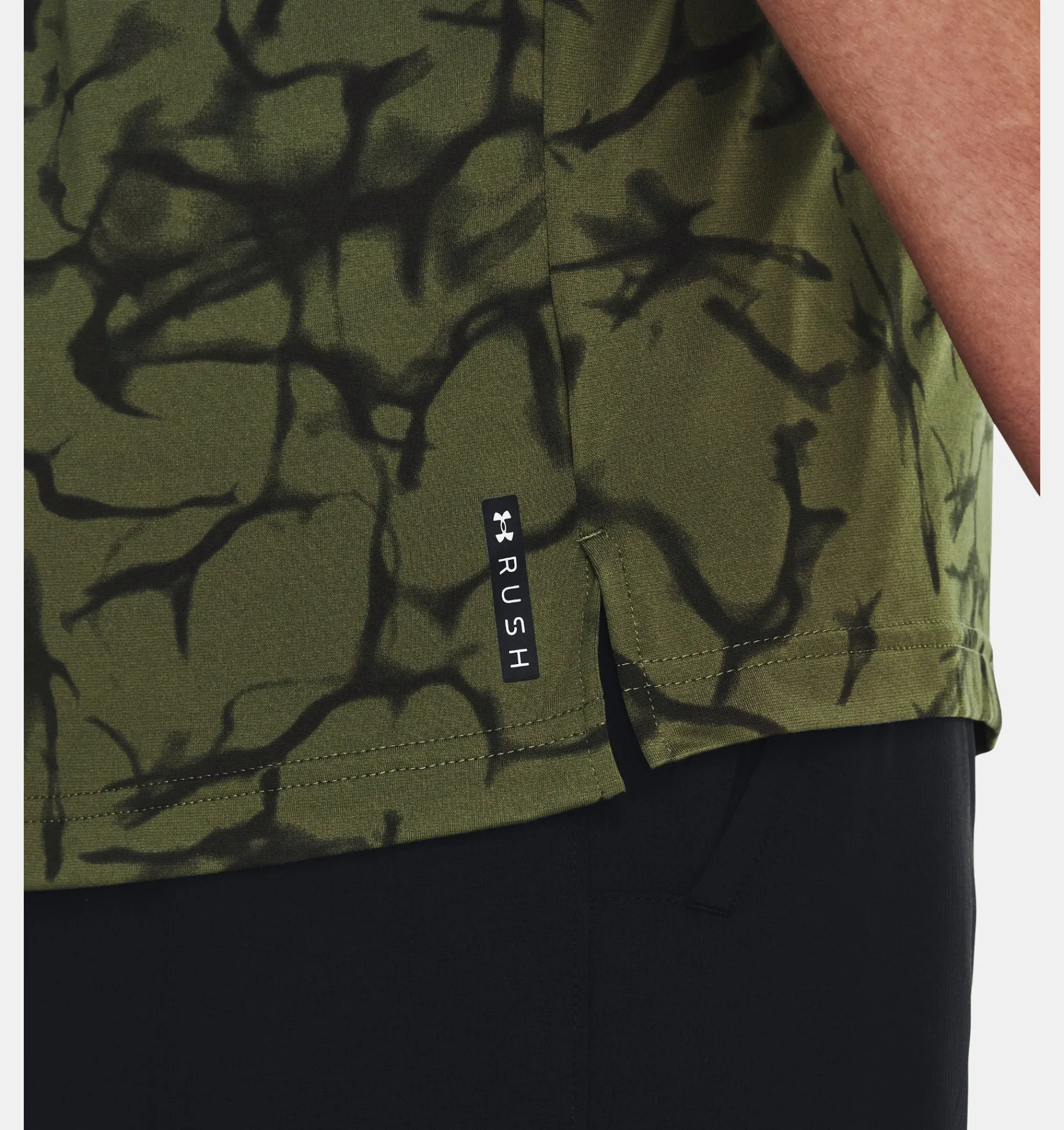 Fashion Under Armour Maglia A Maniche Corte Ua Rush™ Energy Print Da Uomo Marine Od Green / Black - 390