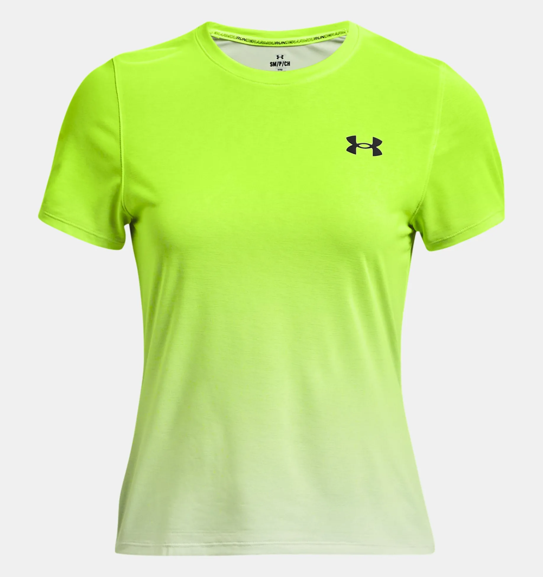 Shop Under Armour Maglia A Maniche Corte Ua Rush™ Cicada Da Donna Lime Surge / Halo Gray - 369