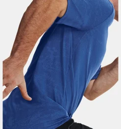 Cheap Under Armour Maglia A Maniche Corte Ua Tech™ Vent Jacquard Da Uomo Blue Mirage / Black - 471