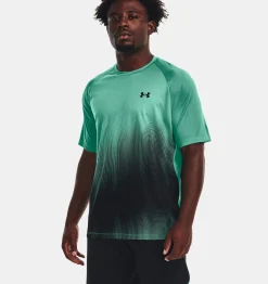 Best Under Armour Maglia A Maniche Corte Ua Tech™ Fade Da Uomo Birdie Green / Black - 508