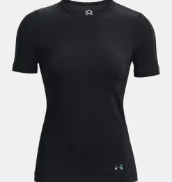 Best Under Armour Maglia A Maniche Corte Ua Rush™ Seamless Da Donna Black / Iridescent - 001