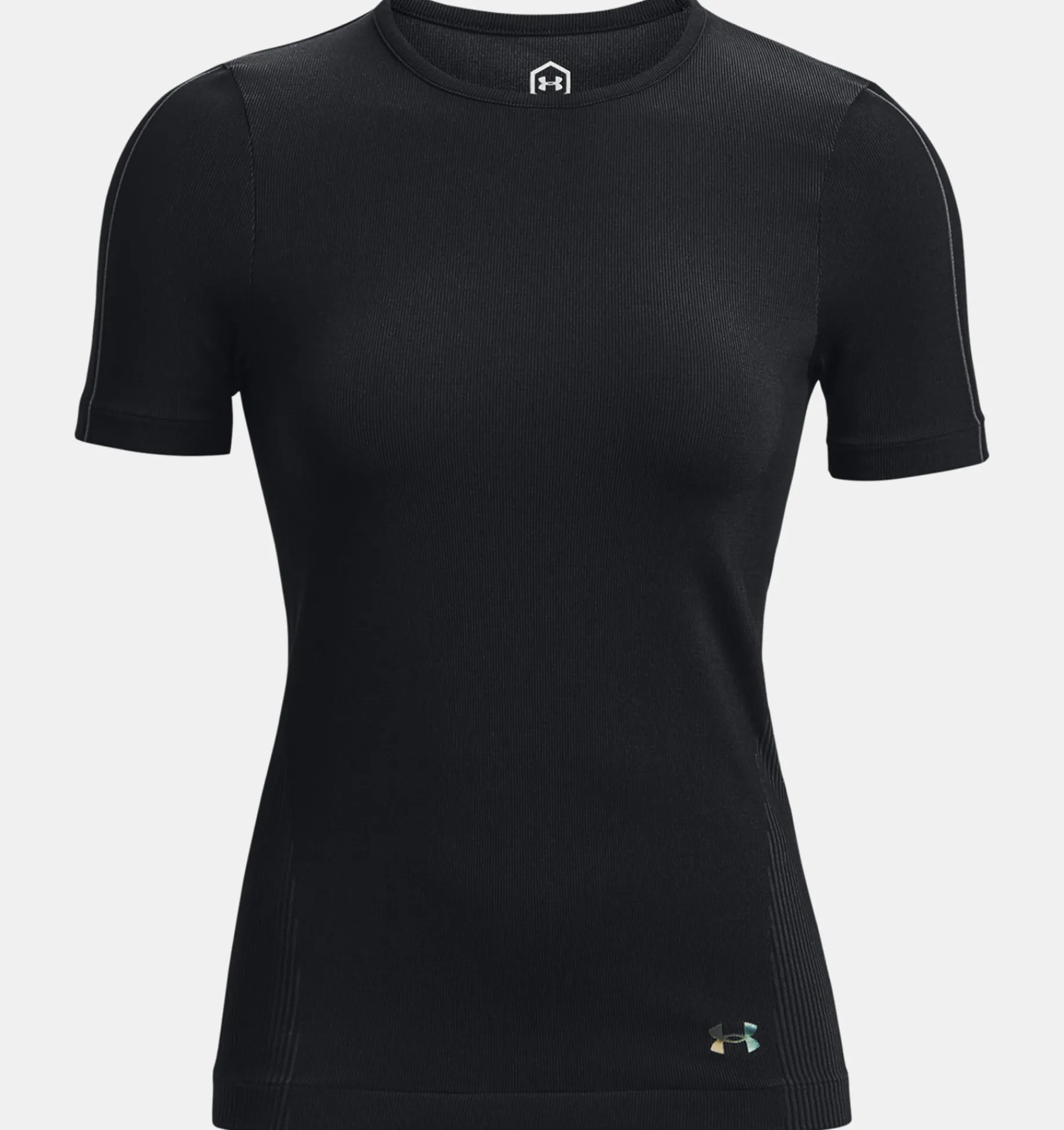 Best Under Armour Maglia A Maniche Corte Ua Rush™ Seamless Da Donna Black / Iridescent - 001
