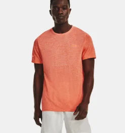 Outlet Under Armour Maglia A Maniche Corte Ua Seamless Stride Da Uomo Frosted Orange / Reflective - 848