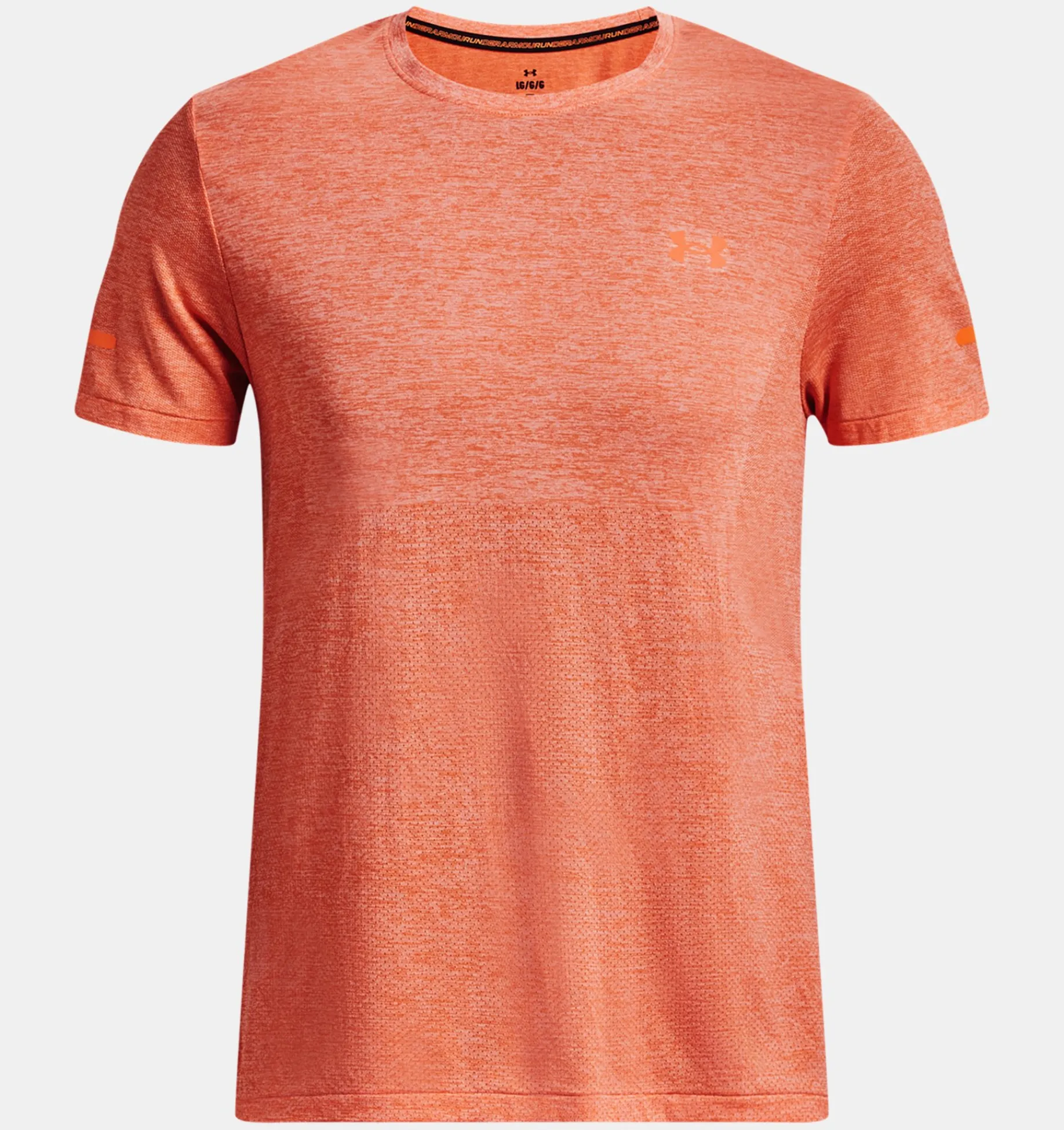 Outlet Under Armour Maglia A Maniche Corte Ua Seamless Stride Da Uomo Frosted Orange / Reflective - 848