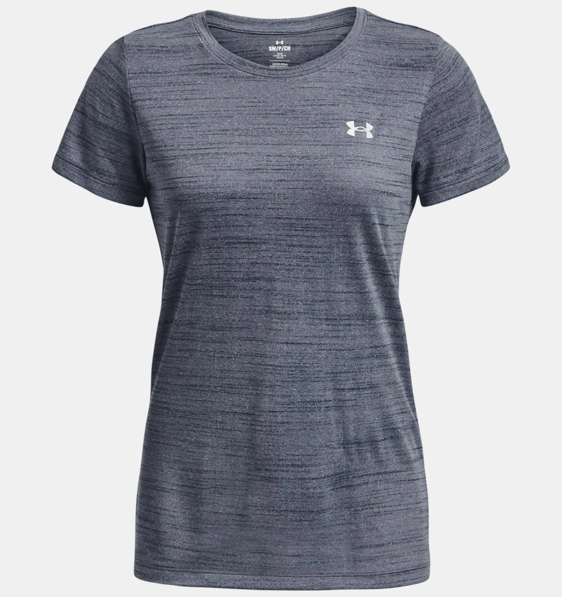 Sale Under Armour Maglia A Maniche Corte Ua Tech™ Tiger Da Donna Downpour Gray / Metallic Silver - 044