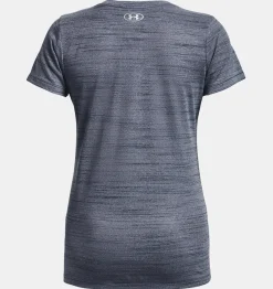 Sale Under Armour Maglia A Maniche Corte Ua Tech™ Tiger Da Donna Downpour Gray / Metallic Silver - 044