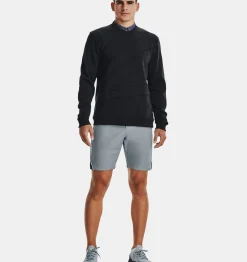 Outlet Under Armour Maglia A Maniche Lunghe Curry Crew Da Uomo Black - 001