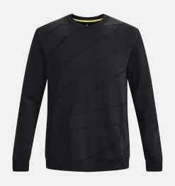 Outlet Under Armour Maglia A Maniche Lunghe Curry Crew Da Uomo Black - 001