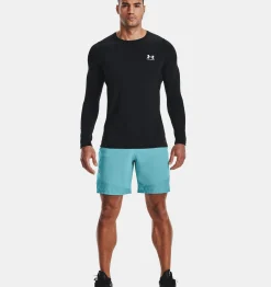 Best Sale Under Armour Maglia A Maniche Lunghe Heatgear® Fitted Da Uomo Black / White - 001