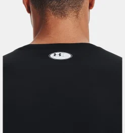 Best Sale Under Armour Maglia A Maniche Lunghe Heatgear® Fitted Da Uomo Black / White - 001
