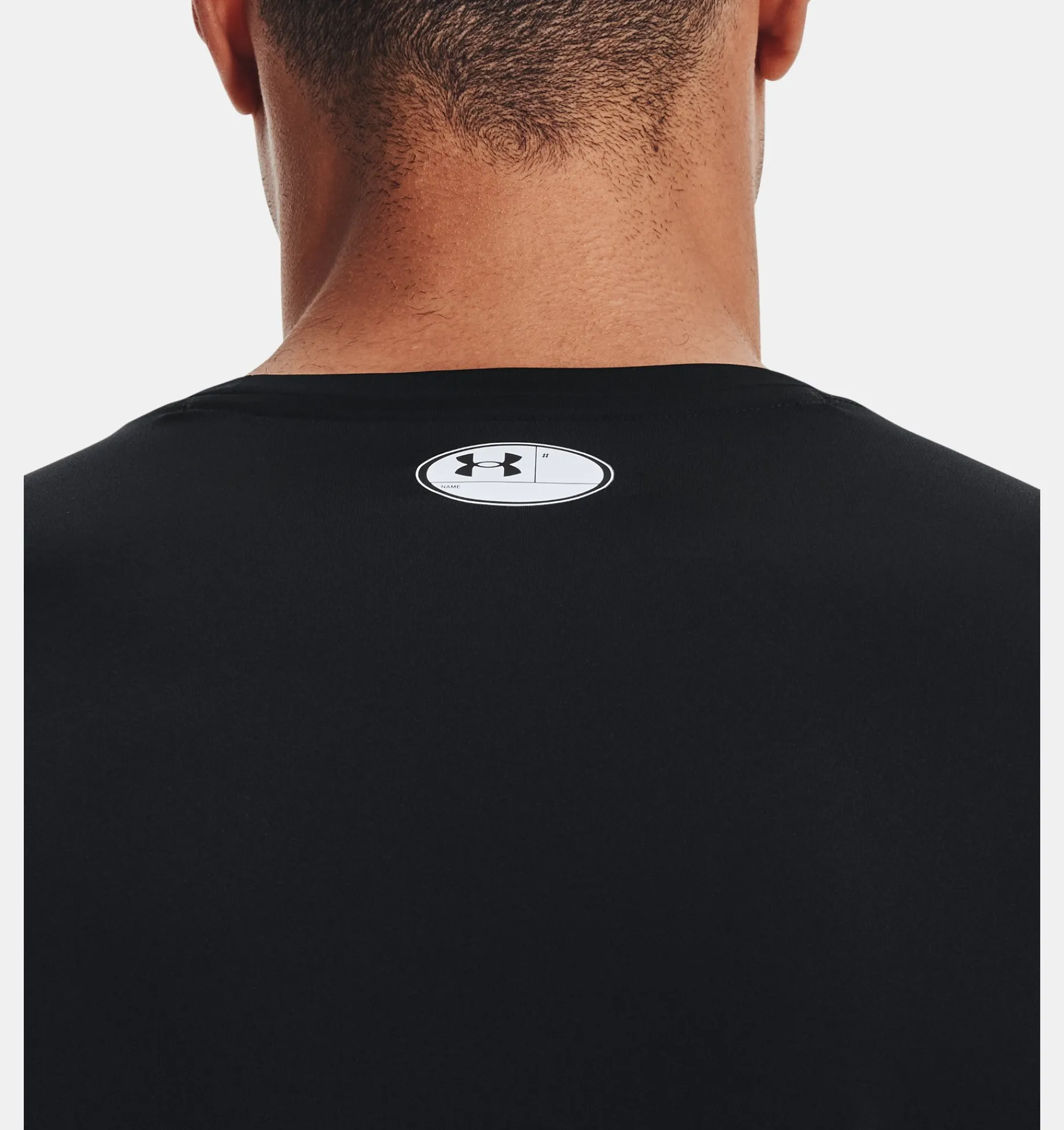 Best Sale Under Armour Maglia A Maniche Lunghe Heatgear® Fitted Da Uomo Black / White - 001