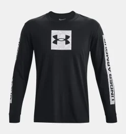 Flash Sale Under Armour Maglia A Maniche Lunghe Ua Camo Boxed Sportstyle Da Uomo Black / Halo Gray - 002
