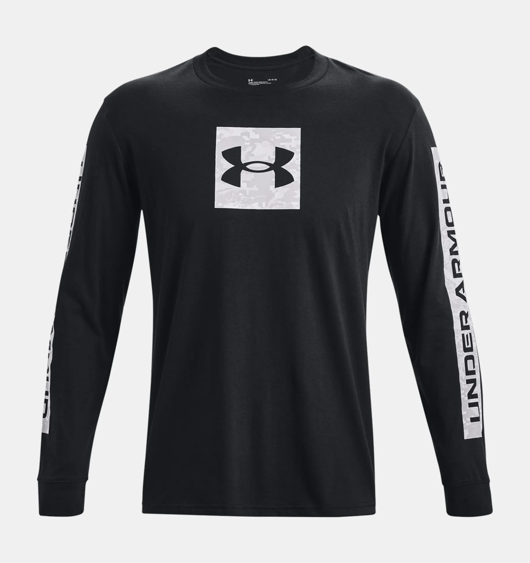 Flash Sale Under Armour Maglia A Maniche Lunghe Ua Camo Boxed Sportstyle Da Uomo Black / Halo Gray - 002