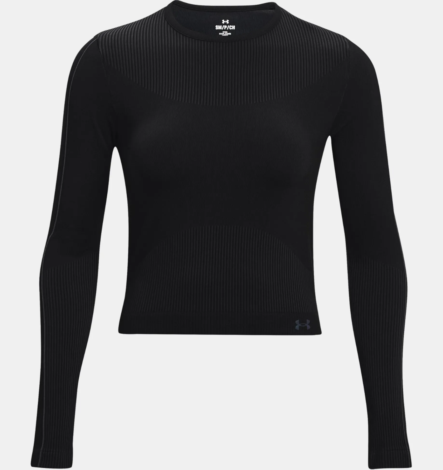 Best Sale Under Armour Maglia A Maniche Lunghe Ua Rush™ Seamless Da Donna Black / Iridescent - 001