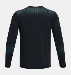 Best Under Armour Maglia A Maniche Lunghe Ua Armourprint Da Uomo Black / Coastal Teal - 001
