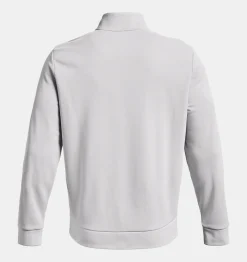 Best Sale Under Armour Maglia Armour Fleece® ¼ Zip Da Uomo Halo Gray / Black - 014