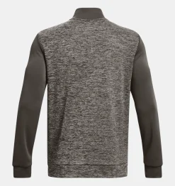 Best Under Armour Maglia Armour Fleece® Twist ¼ Zip Da Uomo Pewter / Black - 294