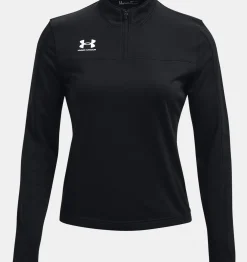 Best Sale Under Armour Maglia Ua Challenger Midlayer Da Donna Black / White - 001