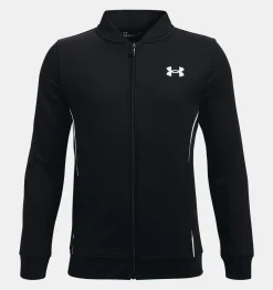 Flash Sale Under Armour Maglia Ua Pennant 2.0 Full Zip Da Ragazzo Black / White - 002