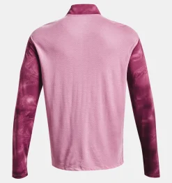 Hot Under Armour Maglia Ua Run Anywhere Streaker 1/2 Zip Da Uomo Pace Pink / Reflective - 669