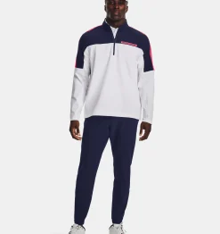 Fashion Under Armour Maglia Ua Storm Windstrike ½ Zip Da Uomo White / Midnight Navy - 100