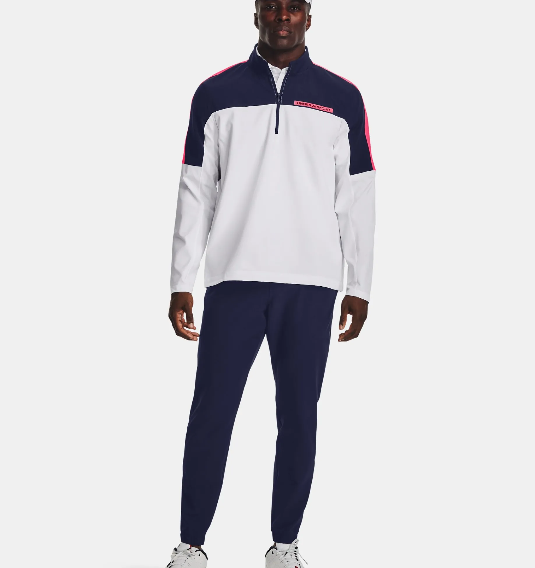Fashion Under Armour Maglia Ua Storm Windstrike ½ Zip Da Uomo White / Midnight Navy - 100