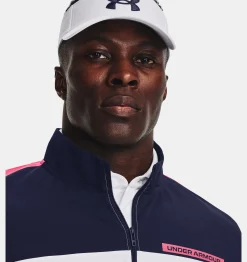 Fashion Under Armour Maglia Ua Storm Windstrike ½ Zip Da Uomo White / Midnight Navy - 100