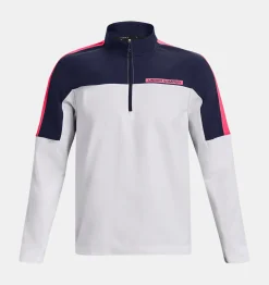 Fashion Under Armour Maglia Ua Storm Windstrike ½ Zip Da Uomo White / Midnight Navy - 100