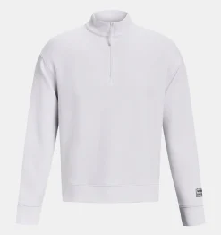 Best Under Armour Maglia Ua Summit Knit ½ Zip Unisex White / Black - 100