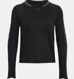 Best Sale Under Armour Maglia Ua Train Cold Weather Crew Da Donna Black / Jet Gray - 001